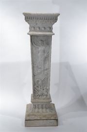 Lot #22 Aristide Petrilli Carved Marble Column with a Starting Bid of $1,000