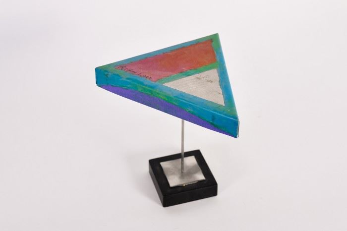 #68 George Rickey Painted Stainless Steel Kinetic Sculpture with a Starting Bid of $2,000