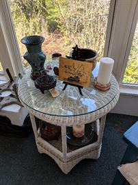 Wicker table