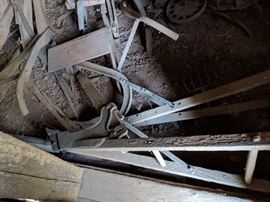 Old horse drawn Plows