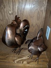Brass chickens