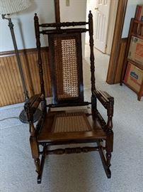 Beautiful Cane seat and back rocker