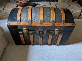 Old Steamer trunk. Completely redone