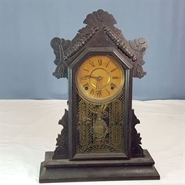 Clock Gingerbread Kitchen