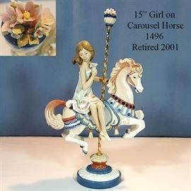 Figurine Lladro Carousel Girl