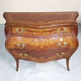 Furntiure Marquetry Inlay Bombay Foyer Chest Dresser