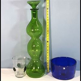 Glass Art Mid Century Blenko