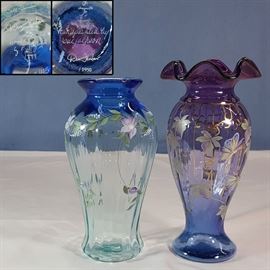 Glass Fenton LE Overlay Glass