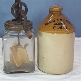Msc Daisey Butter Churn Whiskey Jug