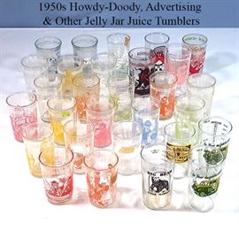 Msc Advertising Jelly Jar Juice Glasses Howdy Doody
