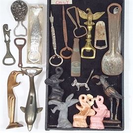 Msc Figural Bottle Openers Cast Iron Church Keys Etc