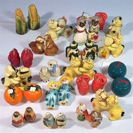 Porcelains Figural Salt Peppers