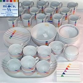 Porcelains Harmony Block Vista Alegre Portugal Sextet