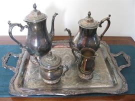Wm Rogers Silverplate Coffee/Tea Service