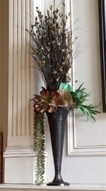 Many custom floral arrangements throughout the estate