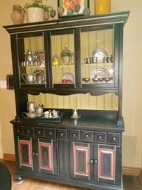 SHOW STOPPING Black "Distressed" buffet . VERY, VERY Pretty !!!!