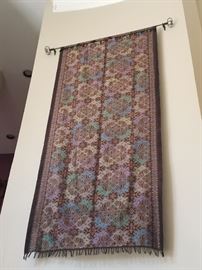 Beautiful (approx 7' x 3') Silk Wall Tapestry from BALI