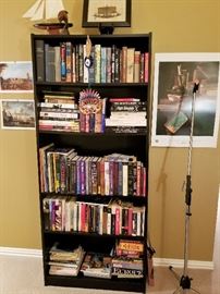 Several bookcases FULL of BOOKS, School/Academic Books, etc....