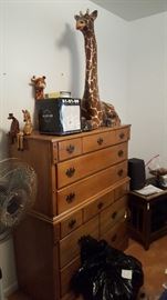 Hardrock maple highboy chest