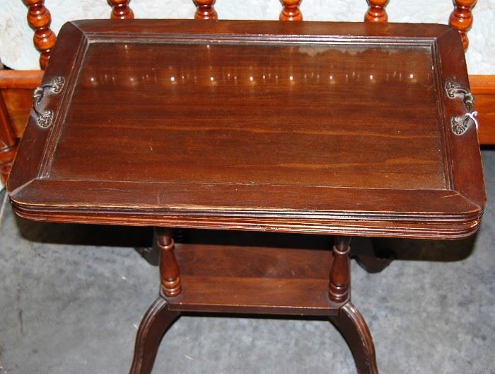 Antique Table with extra Tray Top