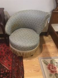 Art Deco boudoir chair