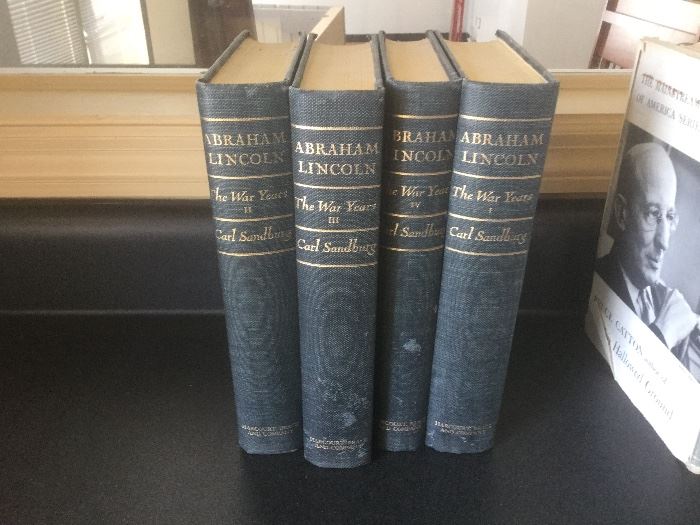 Carl Sandburg Lincoln 4 volumes