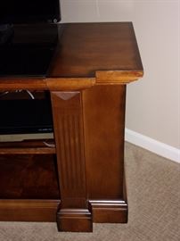 TV/Entertainment stand and flat screen tv