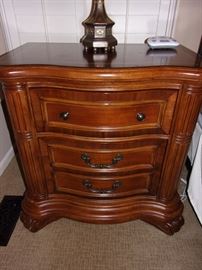Pair of Chris Madden 3 drawer night stand chest dressers