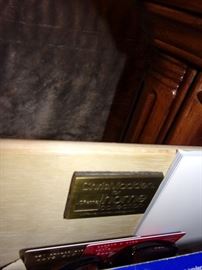 Pair of Chris Madden 3 drawer night stand chest dressers