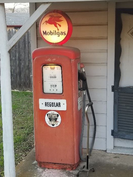 Vintage Mobilgas Pump