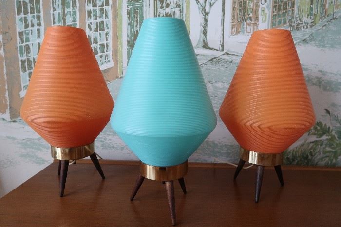 Atomic Mid-century Lamps