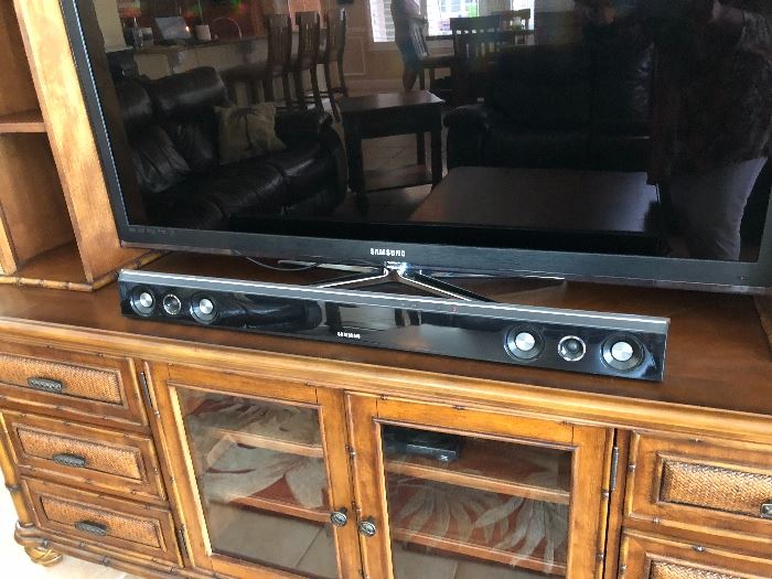 Sound bar for that flat screen TV
