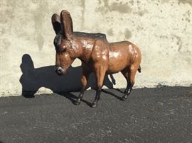 Leather Mache Mammoth Donkey