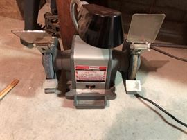 Craftsman Bench Grinder with Light