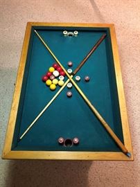 Vintage Bumper Pool Table