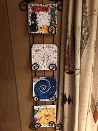 Sam Francis Limited Edition Ceramic Plates