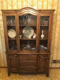 Dining Room Table and Hutch by Drexel