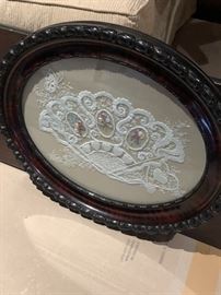Beautiful old frame and glass
