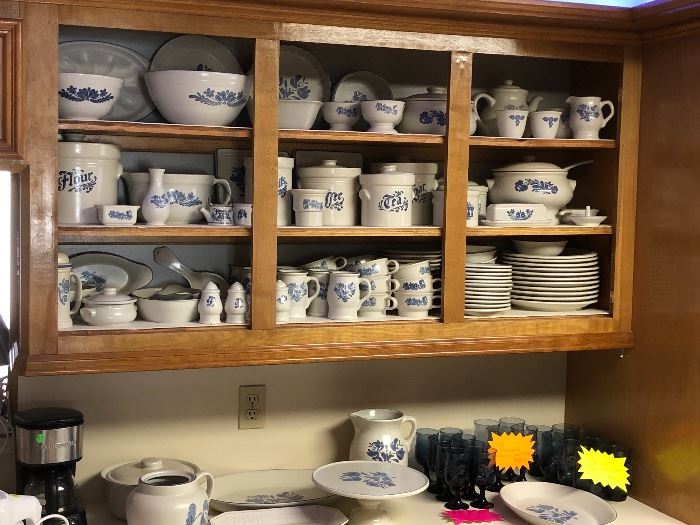  120 pieces of Paltzgraff Yorktowne pattern. Selling as one lot for $250.