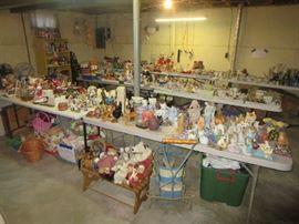 THE BASEMENT IS FULL WAY TOO MUCH FOR US TO DISPLAY 