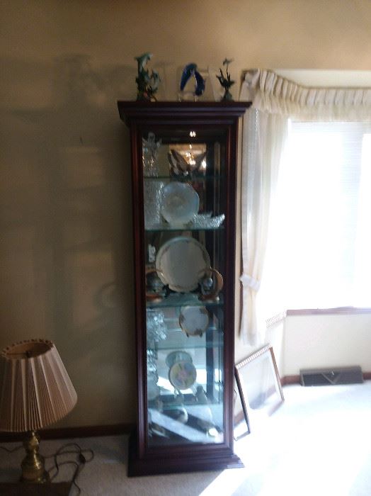 Tall 6-Shelf Display Cabinet
