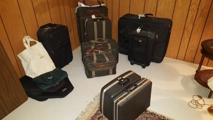 Assorted luggage.