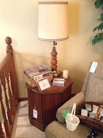 CDs, end tables, lamps and more