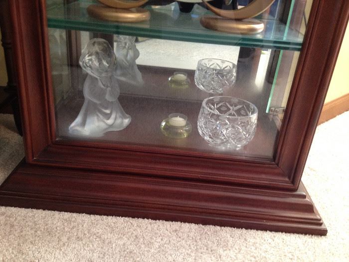 Viking Glass Figurine & Cut Glass