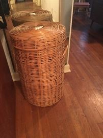 tall laundry basket -