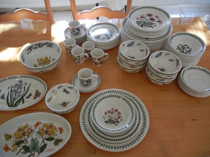 Beautiful collection of Portmeirion dinnerware