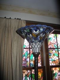 Beautiful stained glass floor lamp
