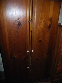 This cabinet opens up with many drawers (another picture will show)
