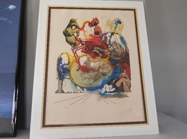 Salvadore Dali Lithograph "Heroic Dream" #134/1000