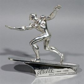Creative License Silver Surfer 30th Anniversary Sculpture, Number 1092 of 1800, With Certificate of Authenticity, and Box, 10"W x 10"H